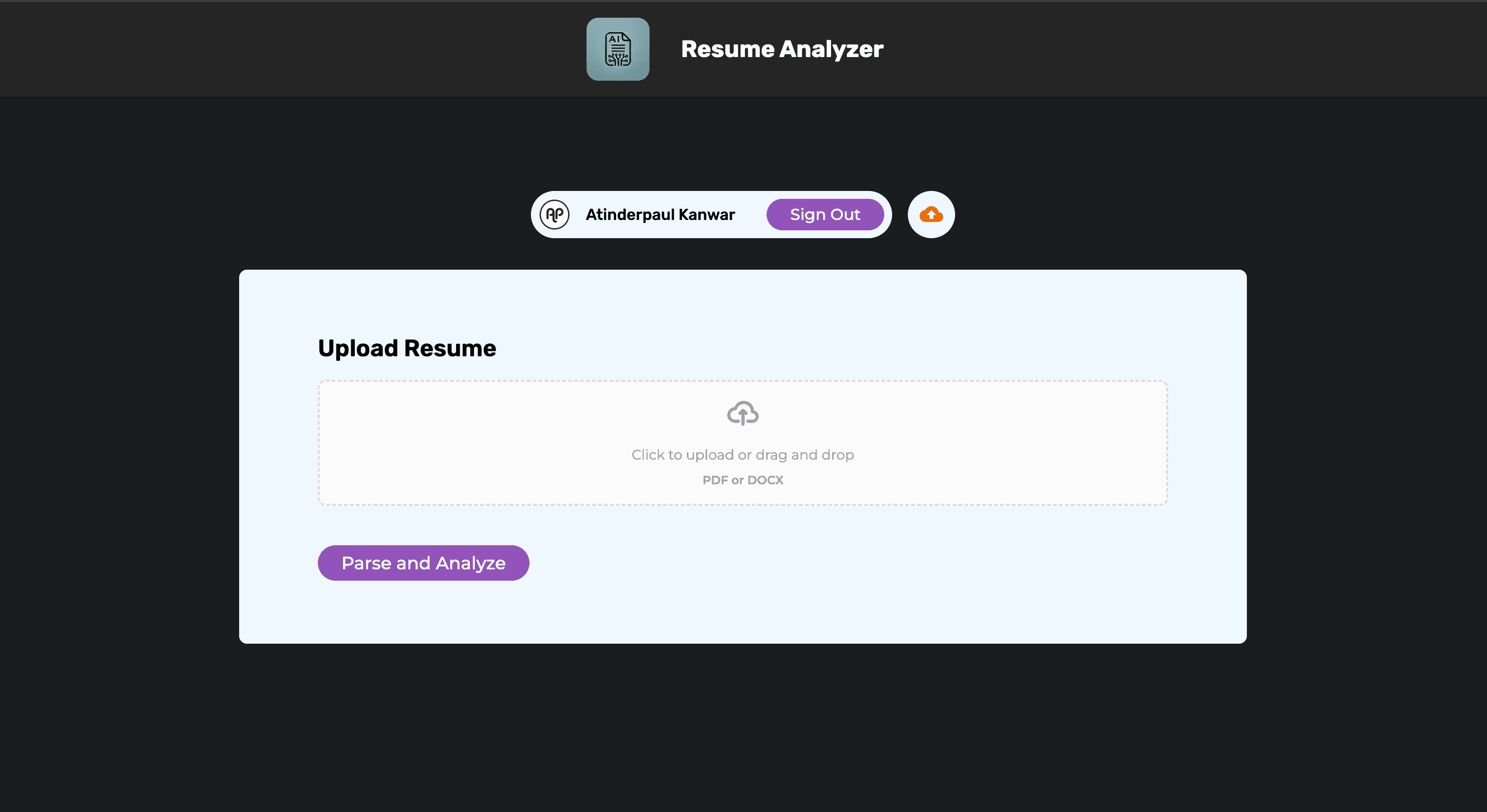 Resume Analyzer